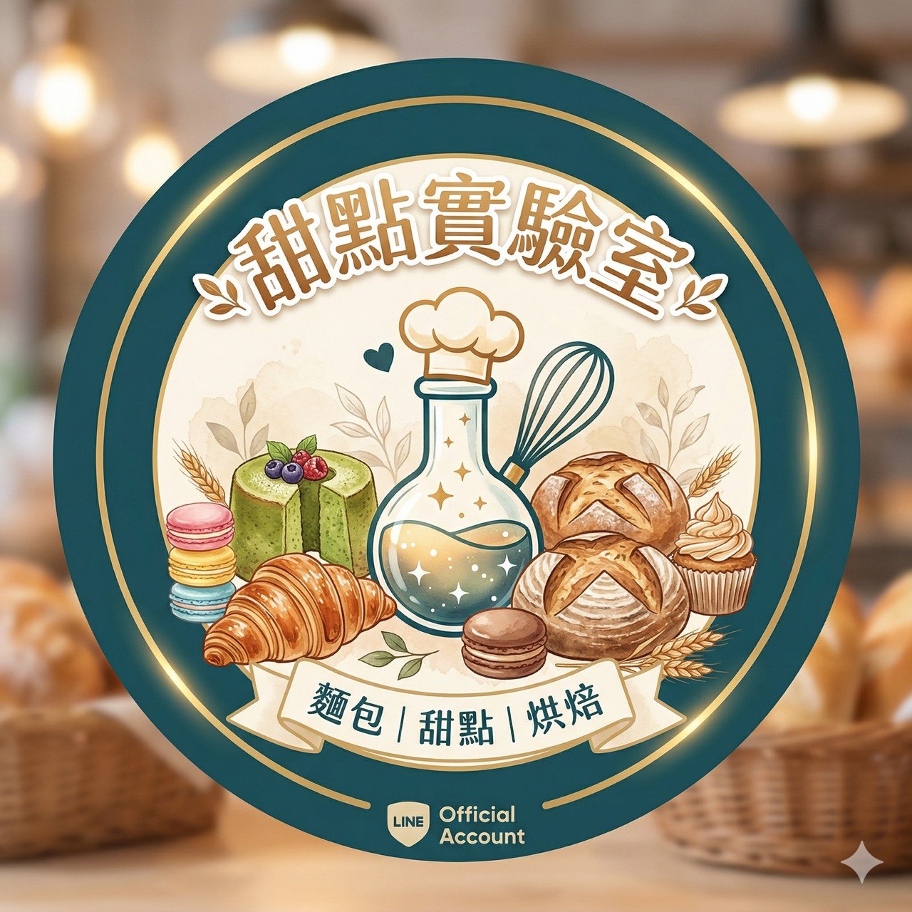 甜點實驗室 logo