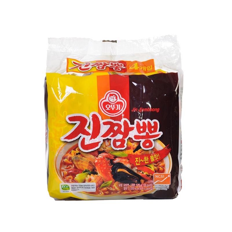 Nongshim 農心 金螃蟹海鮮泡麵炒碼麵 袋裝拉麵 4入