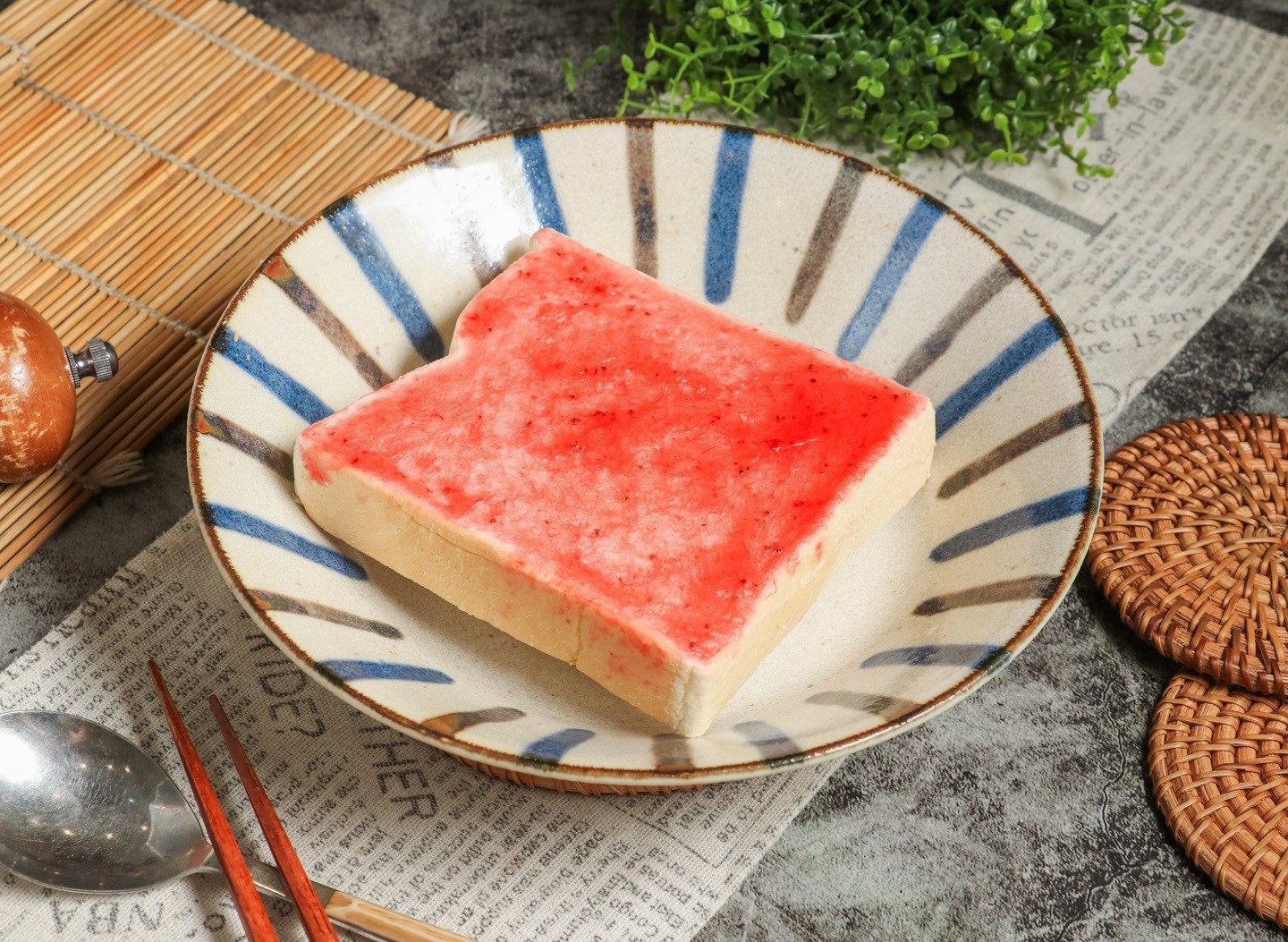草莓厚片